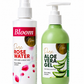 Bloom Glow Duo (Rose Water + Aloe Vera Gel)